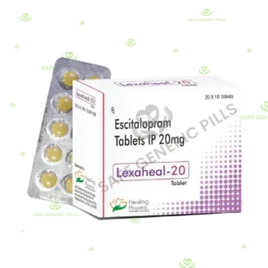 Lexaheal 20mg Tablet | Escitalopram Axilate 20mg - 200 Tablets
