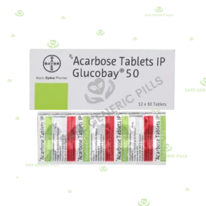 Glucobay 50 Tablet | Acarbose 50mg - 200 Tablets