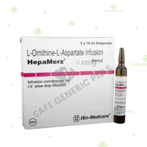 Hepamerz Infusion | L-Ornithine L-Aspartate 5gm - 30 Infusions