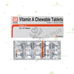 Vitamin A Chewable Tablet | Vitamin A 50000IU - 100 Tablets