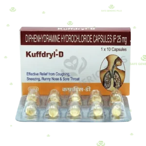 Kuffdryl D 25mg Capsule | Diphenhydramine 25mg