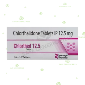 Chlorthed 12.5 Tablet | Chlorthalidone 12.5mg - 50 Tablets