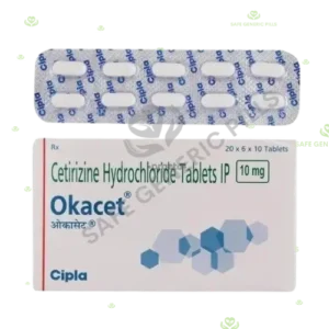 Okacet Tablet | Cetirizine 10mg - 200 Tablets