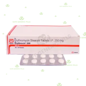 Erythro 250mg | Erythromycin 250mg - 100 Tablets