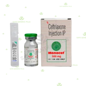 Monocef 500mg | Ceftriaxone 500mg - 6 Vial