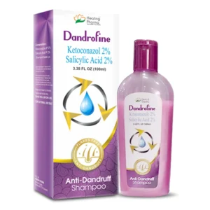 Dandrofine Shampoo | Ketoconazole 2% + Salicylic Acid ?100ml - 2 Bottle