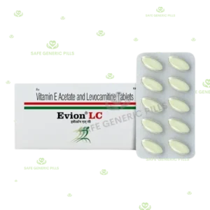 Evion LC Tablet | Levo-carnitine + Vitamin E - 200 Tablets