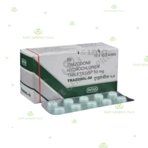 Trazonil 50 Tablet | Trazodone 50mg - 200 Tablets