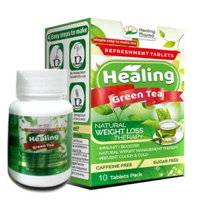 Healing green Tea Tablet - 100 Tablets