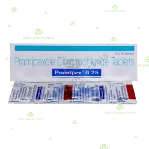 Pramipex 0.25 Tablet | Pramipexole 0.25mg - 50 Tablets