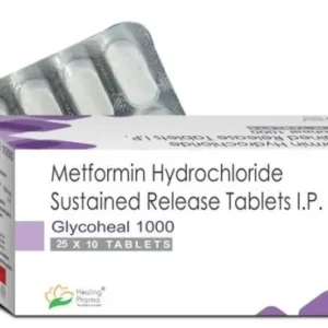 Glycoheal 1000 | Metformin 1000mg - 200 Tablets