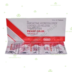 Pexep CR 25 Tablet | Paroxetine 25mg - 400 Tablets