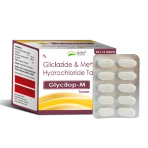 Glycitop M | Gliclazide 80mg + Metformin 500mg - 200 Tablets