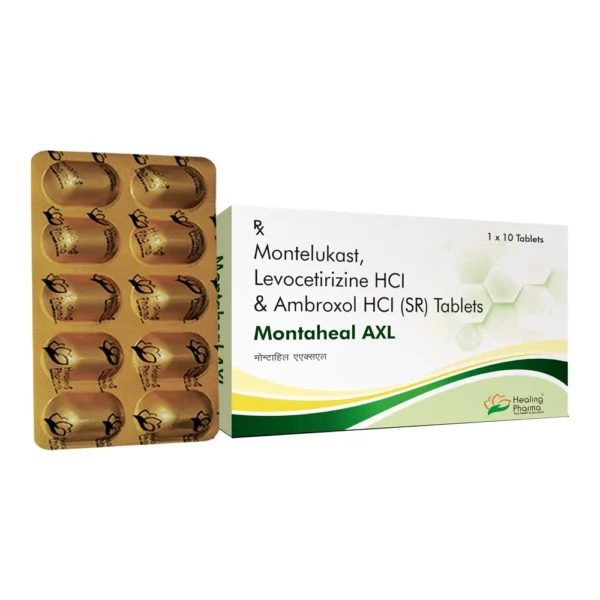 Montaheal AXL | Montelukast 10mg + Levocetirizine 5mg + Ambroxol Hcl 75mg SR