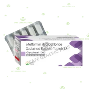 Glycoheal G 1001 Tablet SR | Glimepiride 1mg + Metformin 1000mg - 100 Tablets