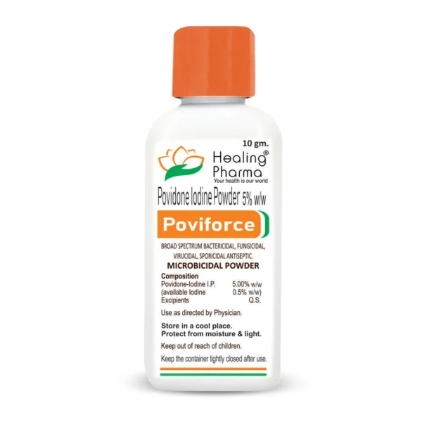 Poviforce Powder | Povidone Iodine Dusting Powder ?10 gm