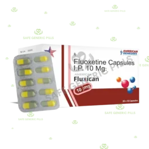 Fluxican 10 mg Capsule | Fluoxetine 10mg - 50 Capsules