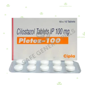 Pletoz 100 Tablet | Cilostazol 100mg - 400 Tablets