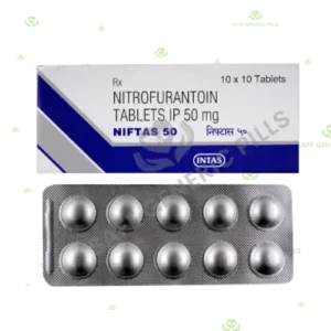 Niftas 50 Tablet | Nitrofurantoin 50mg - 100 Tablets