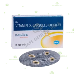 D-Rise 60K Capsule 
| Vitamin D3 60000IU - 80 Capsules